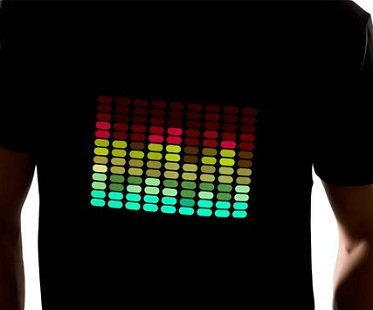 equalizer sound reactive t-shirt colours