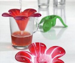 flower tea strainer