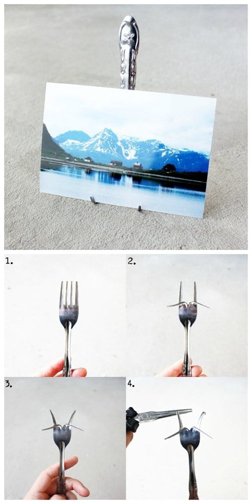 fork photo stand