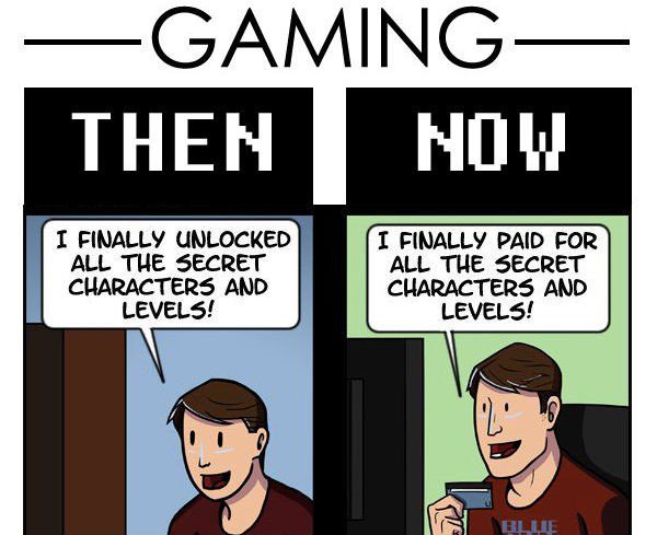 gaming then now
