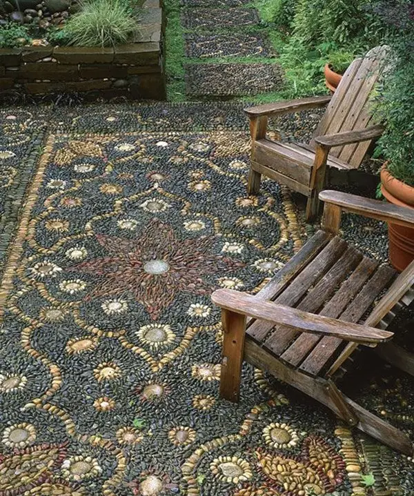 garden-pebble-path-floral