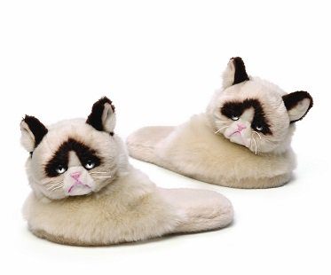 grumpy cat slippers