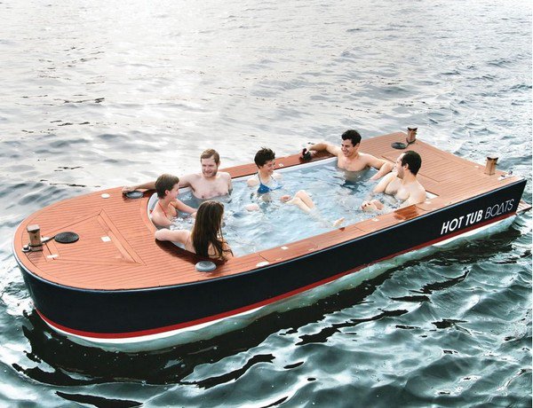 hot tub boat