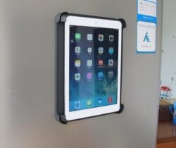 iPad fridge mount