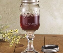 mason jar wine glass