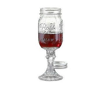 mason jar wine glass lid