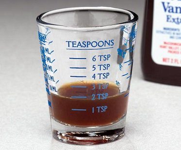 measuring cup shot glass