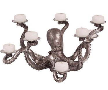 octopus candle holder candelabra