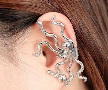 octopus ear cuff