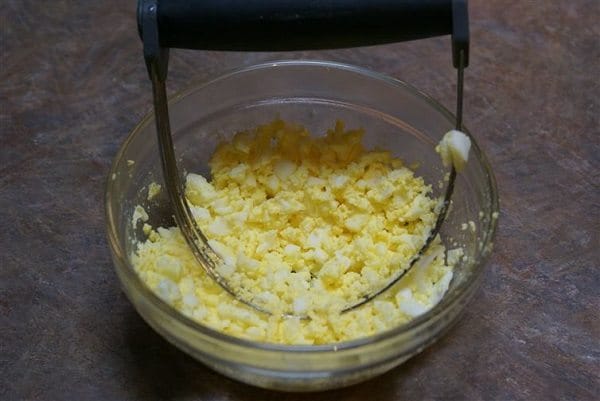 pastry blender makes perfect egg salad