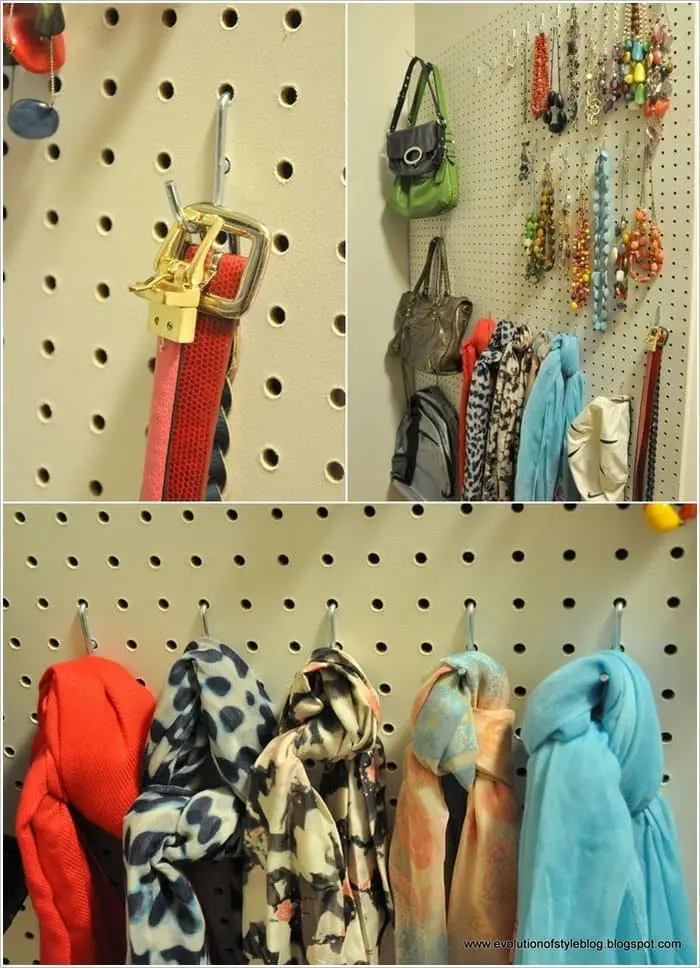 pegboard organizer