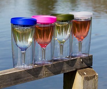 portable wine cup