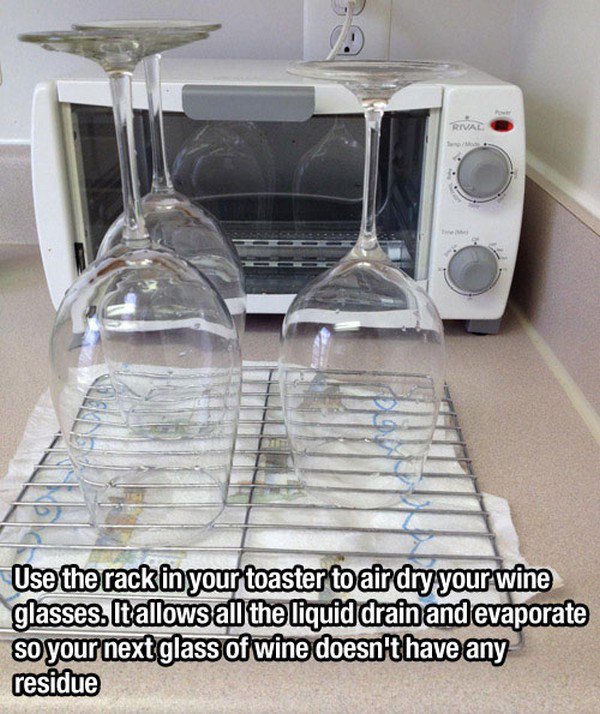 rack toaster glass