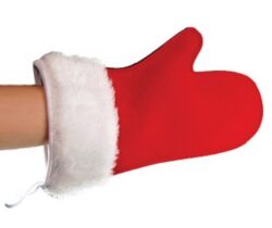 santa's glove oven mitt