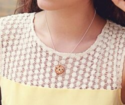 scented cookie necklace