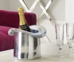 silver top hat ice bucket