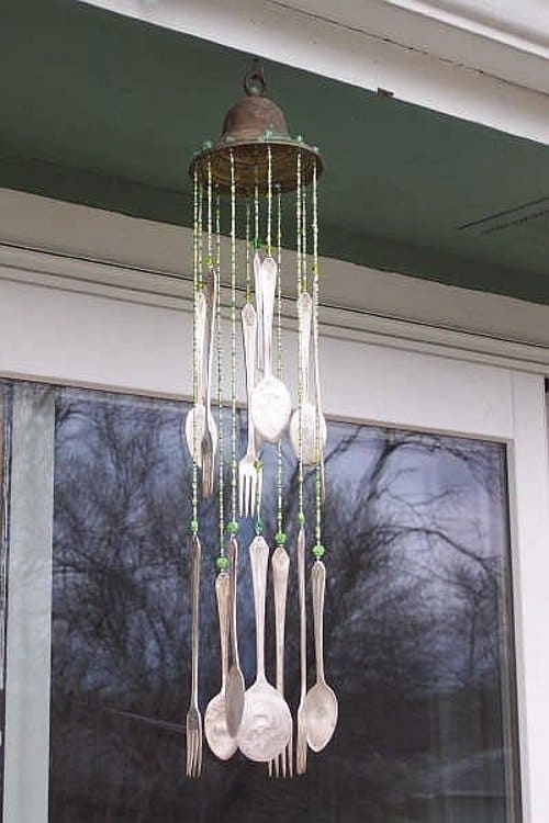 silverware windchimes