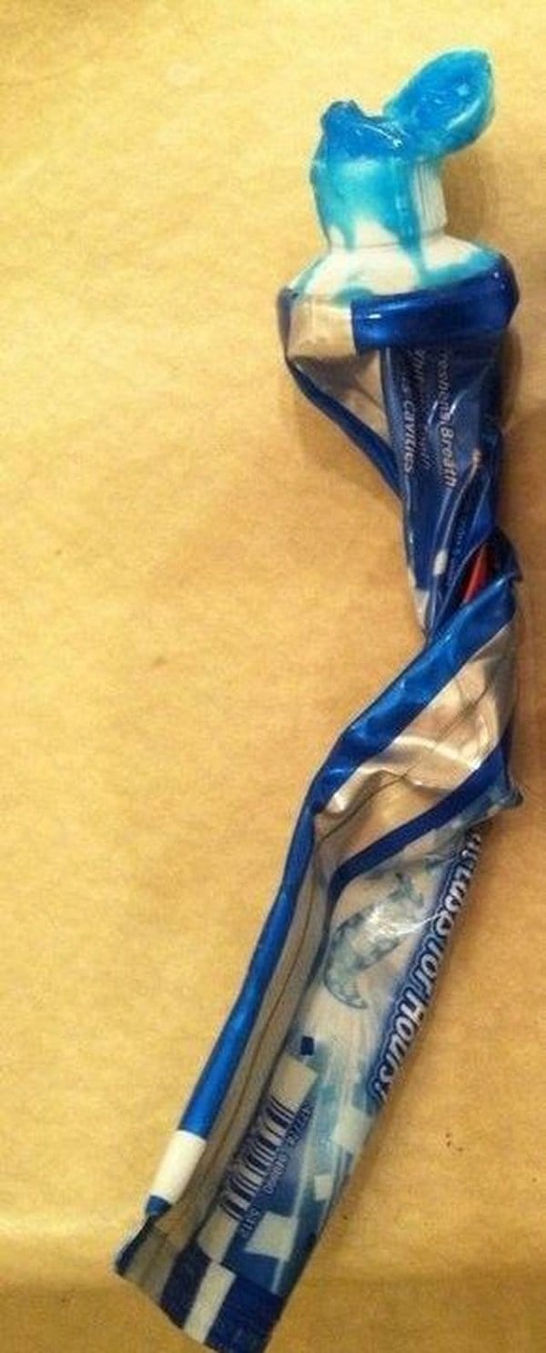 someone messing with your toothpaste