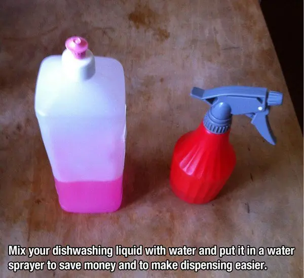 thin dishwashing liquid