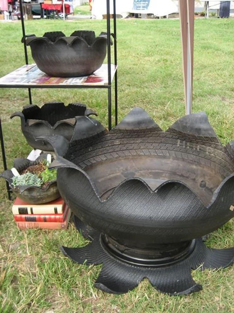 tire-planters