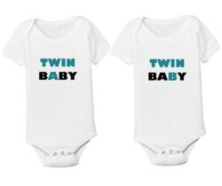twin a twin b onesies