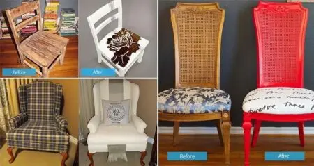 upcycle old chairs
