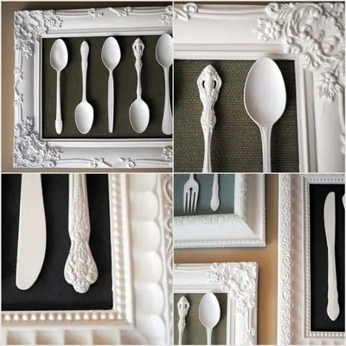 utensil picture frame