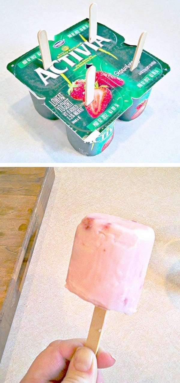 yogurt popsicles