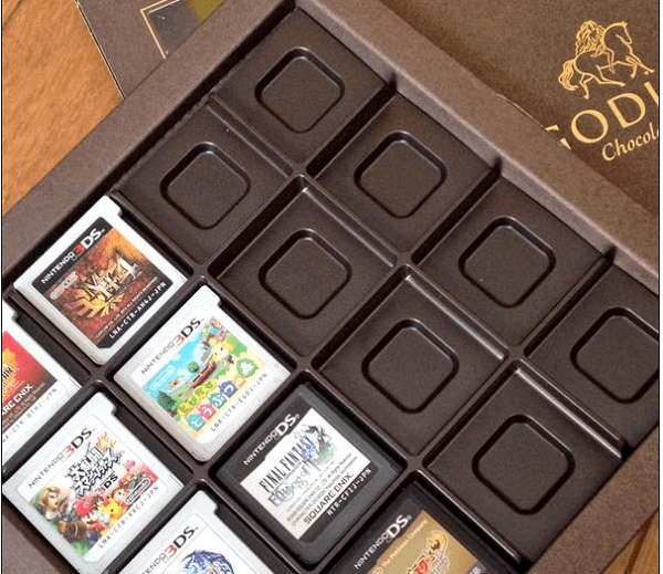 3ds games and empty spaces chocolate box