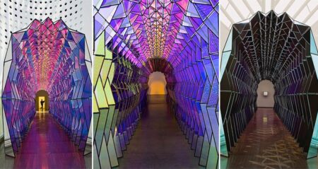 Colorful Glass Tunnel