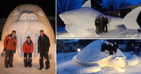Epic Snow Sculptures