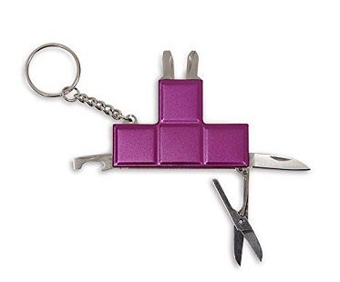 Tetris 5-In-1 Multitool keychain
