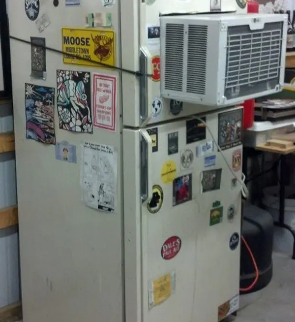 air conditioning unit freezer