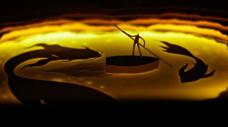 backlit-paper-sculptures-shadow-art-hari-deepti-koi-close