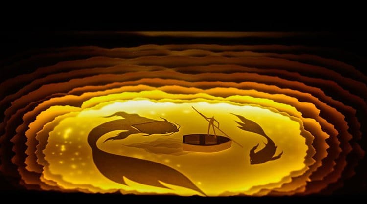 backlit-paper-sculptures-shadow-art-hari-deepti-koi-first