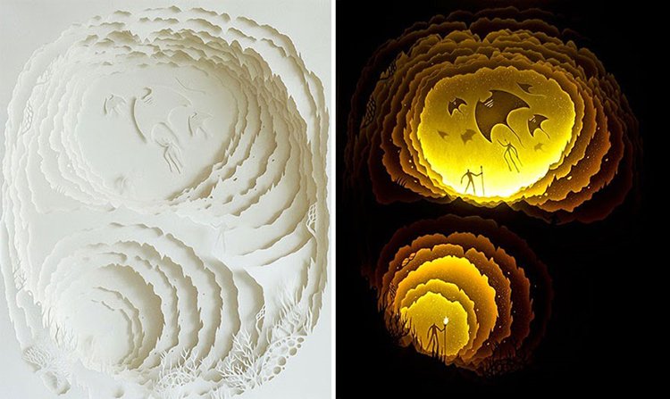 backlit-paper-sculptures-shadow-art-hari-deepti-ray