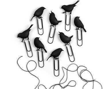 bird clip picture hangers string