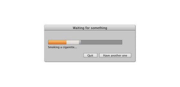 cigarette progress bar