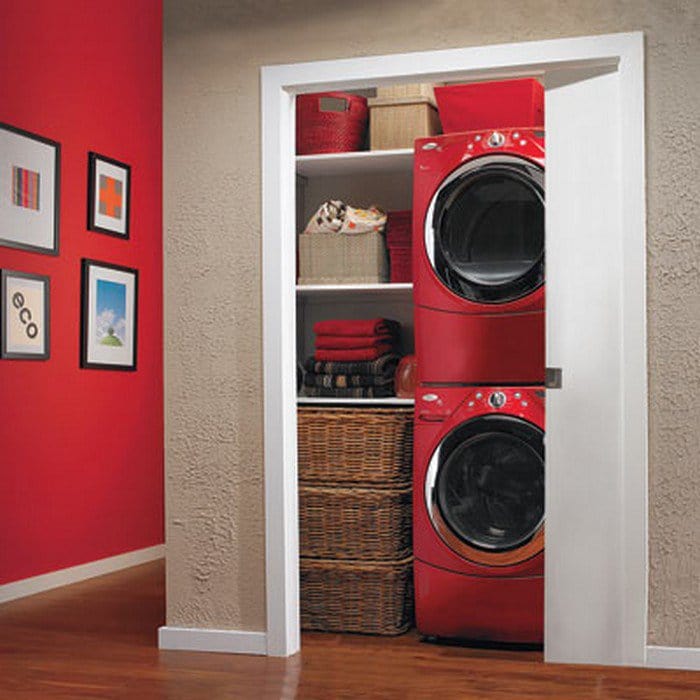 closet laundry room