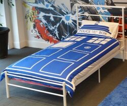 dr who tardis bedding