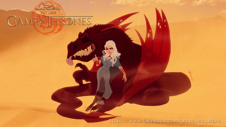 dragon blonde woman