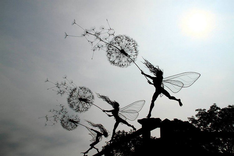 fairies dandelions