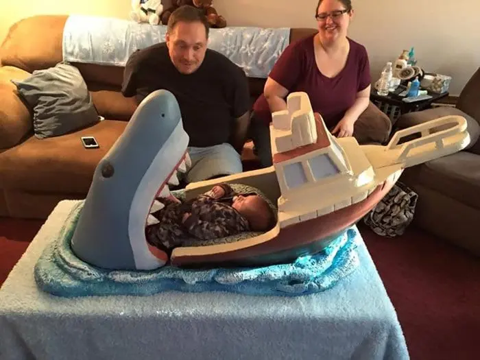 family baby jaws crib