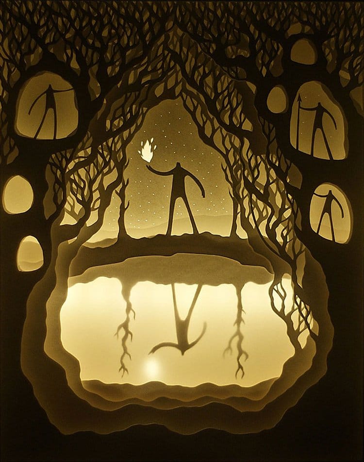 fire-paper-sculptures-shadow-art-hari-deepti