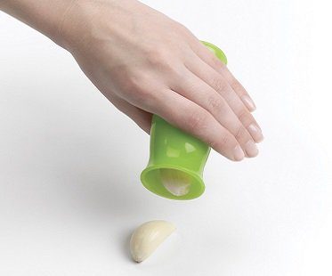 garlic peeler press