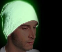 glow in the dark beanie hat