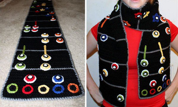 guitar hero scarf