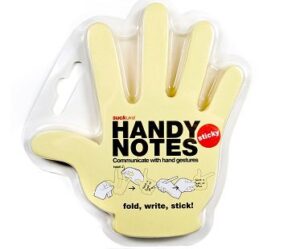 hand sticky notes pack