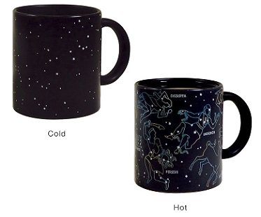 heat changing constellation mug