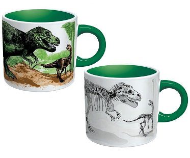 heat changing dinosaur mug